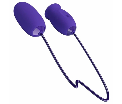 Pretty Love Daisy Youth Violet Wireless Stimulating Egg 12+3 Modes USB