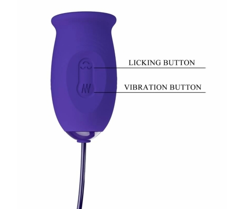 Pretty Love Daisy Youth Violet Wireless Stimulating Egg 12+3 Modes USB