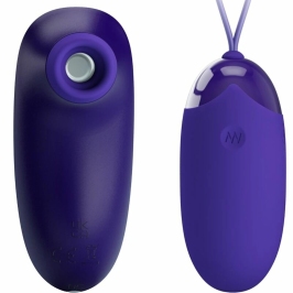 Pretty Love Vibrating Egg & Tapping Stimulator Purple USB Rechargeable