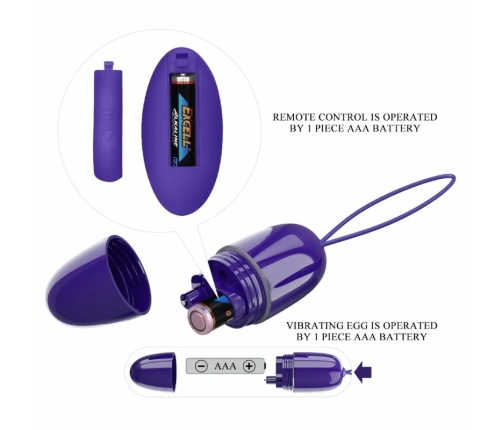 PRETTY LOVE - SELKIE YOUTH MINI HUEVO VIBRADOR CONTROL REMOTO VIOLETA