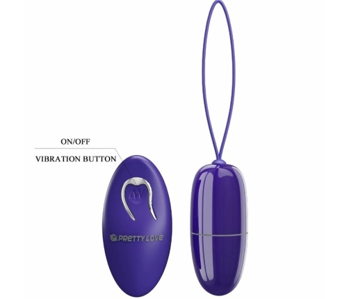 PRETTY LOVE - SELKIE YOUTH MINI HUEVO VIBRADOR CONTROL REMOTO VIOLETA