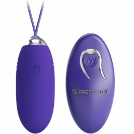 Pretty Love Jenny Violet Wireless Remote Vibrating Egg - 12 Modes
