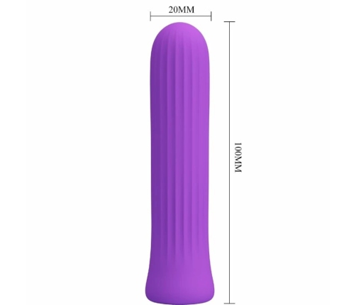 Pretty Love Blanche Lilac Silicone 12-Mode Rechargeable Stimulator