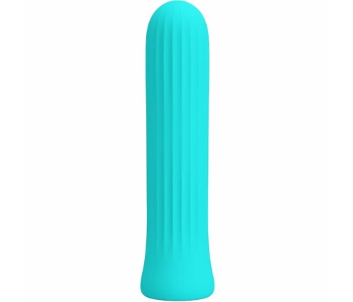 Pretty Love Blanche Blue Flexible Silicone Vibrator 12 Modes USB Rechargeable
