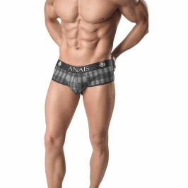 ANAIS MEN Aegis Jock Bikini L Checkered Gray High-Quality Fit