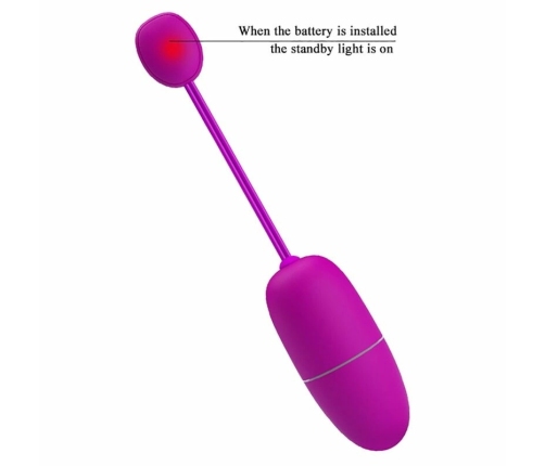 Pretty Love Nymph App-Controlled Wireless Vibrating Egg Purple