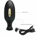 Pretty Love Jefferson App-Controlled Black Anal Plug, 12 Modes, USB Rechargeable