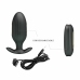 Pretty Love Kelly Rechargeable Anal Plug Black, Remote Control, 7 Modes