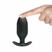 Pretty Love Kelly Rechargeable Anal Plug Black, Remote Control, 7 Modes
