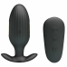 Pretty Love Kelly Rechargeable Anal Plug Black, Remote Control, 7 Modes