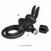 Pretty Love Vibrating Silicone Ring III Rabbit Black 10-Mode System