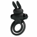 Pretty Love Vibrating Silicone Ring III Rabbit Black 10-Mode System