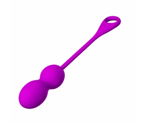 Pretty Love Elvira Rechargeable Kegel Training Balls Purple 12 Modes