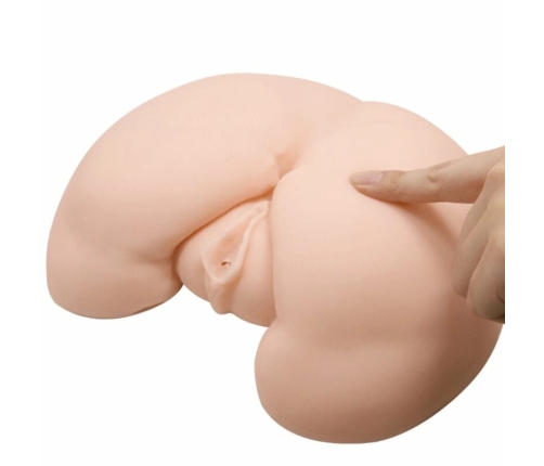 Crazy Bull Intimate Machine for Men Double Channel Vibrating TPR Skin Tone