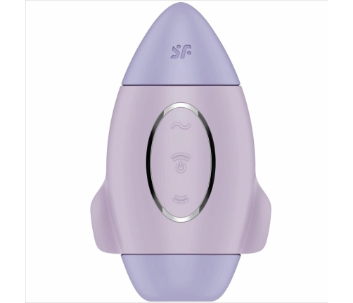 Satisfyer Mission Control Lilac Small Dual-Action Air Pulse Vibrator