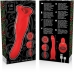 MIA Siena Triple Action Vibrating & Biting Intimate Stimulator Red