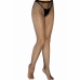 Leg Avenue Black Mesh Garter Pantyhose with Open Detail One Size