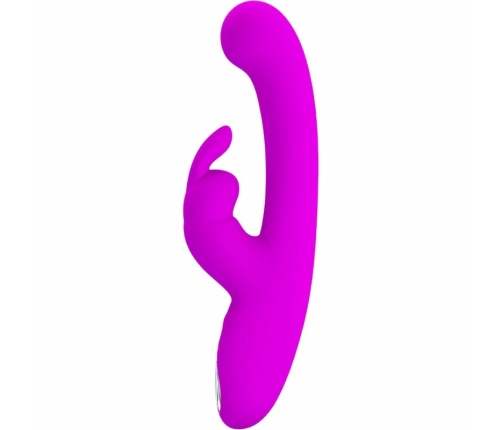 Pretty Love Lamar Violet Dual Action Intimate Massager, USB Rechargeable