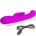 Pretty Love Lamar Violet Dual Action Intimate Massager, USB Rechargeable