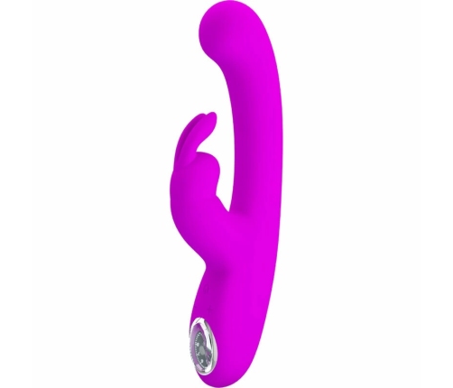 Pretty Love Lamar Violet Dual Action Intimate Massager, USB Rechargeable