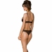 Passion Marina Body Black L/XL - Elegant Bodysuit with Underwire Support
