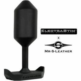 ElectraStim Silicone Electro Plug MR-S-Leather Edition, Steel Core, 76mm ElectraStim Silicone Electro Plug MR-S-Leather Edition, Steel Core, 76mm