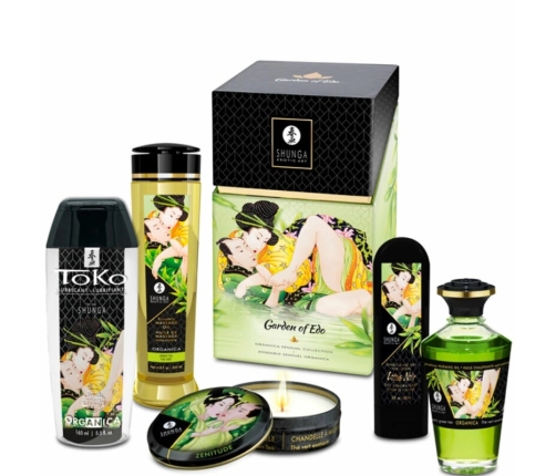SHUNGA Edo Garden Organic Collection Gift Set - Travel Size, 5 Pieces