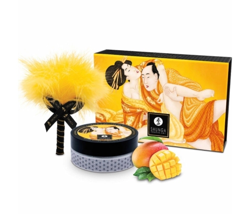 SHUNGA - KIT POLVOS DE MASAJE COMESTIBLE MANGO