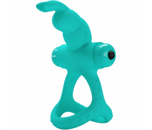 Pretty Love Figgy Green Dual Vibrating Silicone Partner Ring