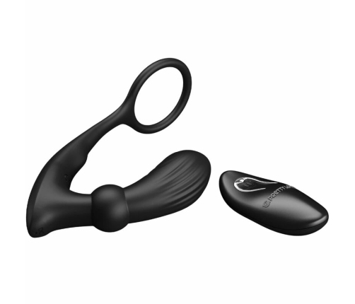 Pretty Love Warren Black Remote-Controlled Silicone Intimate System