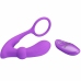 Pretty Love Warren Violet Dual Ring & Vibrating Anal Plug Set, Remote Control