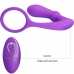 Pretty Love Warren Violet Dual Ring & Vibrating Anal Plug Set, Remote Control