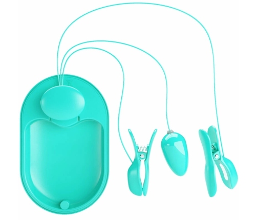 Pretty Love Surprise Box Blue Electro Stimulation Intimate Clips USB