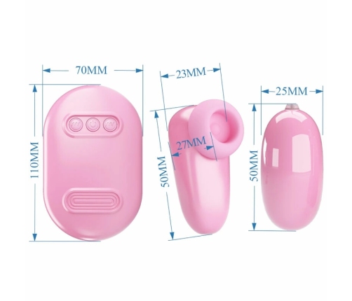 Pretty Love Magic Box Pink - Rechargeable Vibro System & Remote Control