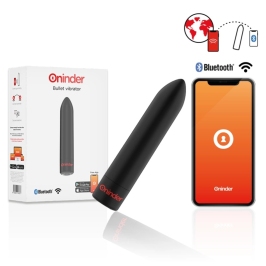 ONINDER Berlin Bullet Black 9 Modes 8.5cm - App-Controlled Intimate Machine