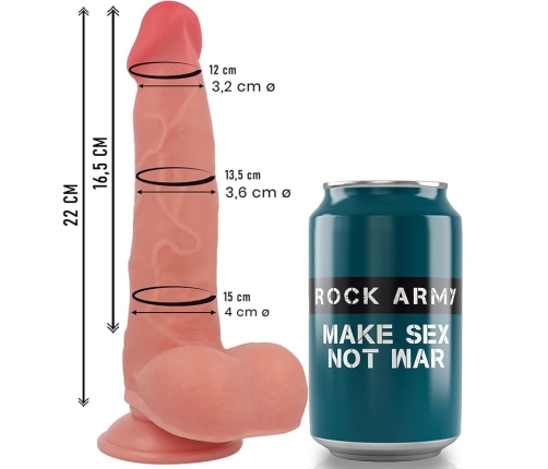 Rockarmy Liquid Silicone Ranger 22cm Intimate System with Suction Base