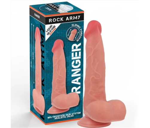 Rockarmy Liquid Silicone Ranger 22cm Intimate System with Suction Base