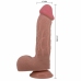 Pretty Love Sliding Skin Series Anatomical Model with Suction Base Brown 23.4 cm