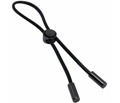 Pretty Love Cord Adjustable Silicone Comfort Ring - Black, 188 mm