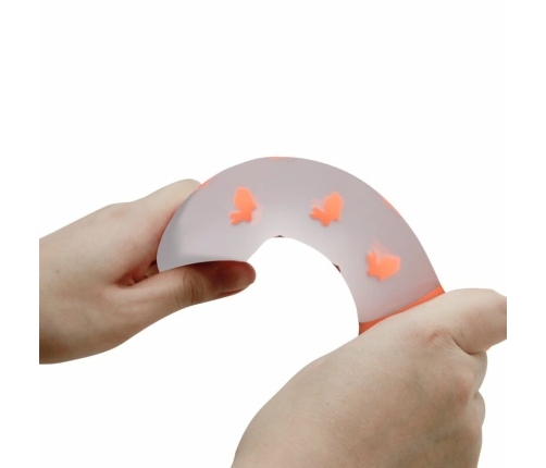 Pretty Love Magical Nightfall Intimate Machine Luminous Orange Silicone 17.5cm