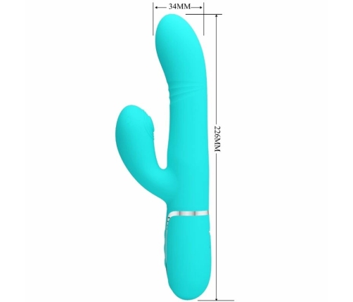 Pretty Love Aqua Green Intimate Machine G-Spot Multi-Function Vibrator