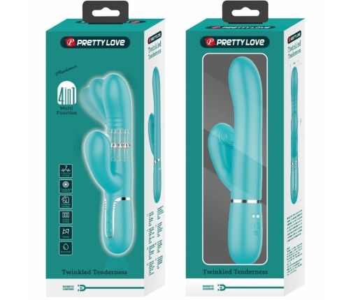 Pretty Love Aqua Green Intimate Machine G-Spot Multi-Function Vibrator