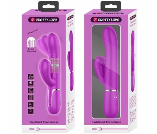 Pretty Love Vibrator G-Spot Fuchsia - 7 Vibration & Thrust Modes USB