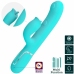 Pretty Love Aqua Green Dual-Action Vibrator with Licking System