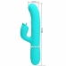 Pretty Love Aqua Green Dual-Action Vibrator with Licking System