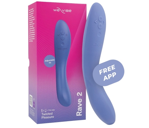 We-Vibe Rave 2 Blue - Ergonomic Silicone Intimate Wellness Device