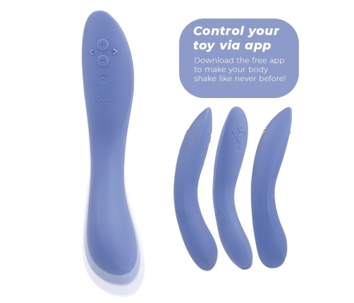 We-Vibe Rave 2 Blue - Ergonomic Silicone Intimate Wellness Device