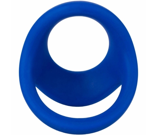 CalExotics Admiral Dual Support Ring Blue - Liquid Silicone Comfort System