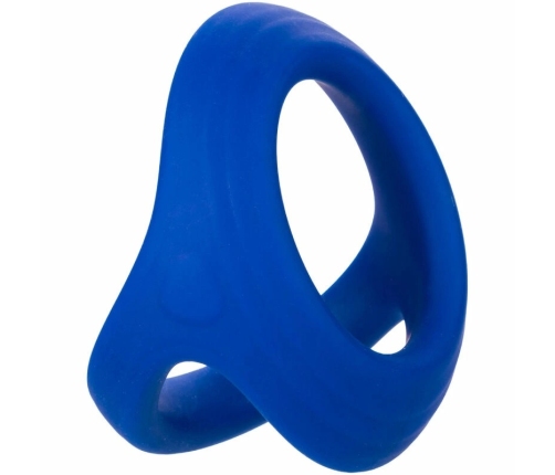 CalExotics Admiral Dual Support Ring Blue - Liquid Silicone Comfort System