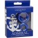CalExotics Admiral Blue Set - 3-Piece Liquid Silicone Performance Rings
